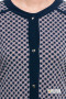 Блуза "Олси" 1610025 ОЛСИ (Синий/узор)