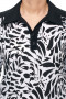 Блуза "Олси" 1710013 ОЛСИ (Черно-белые узоры)